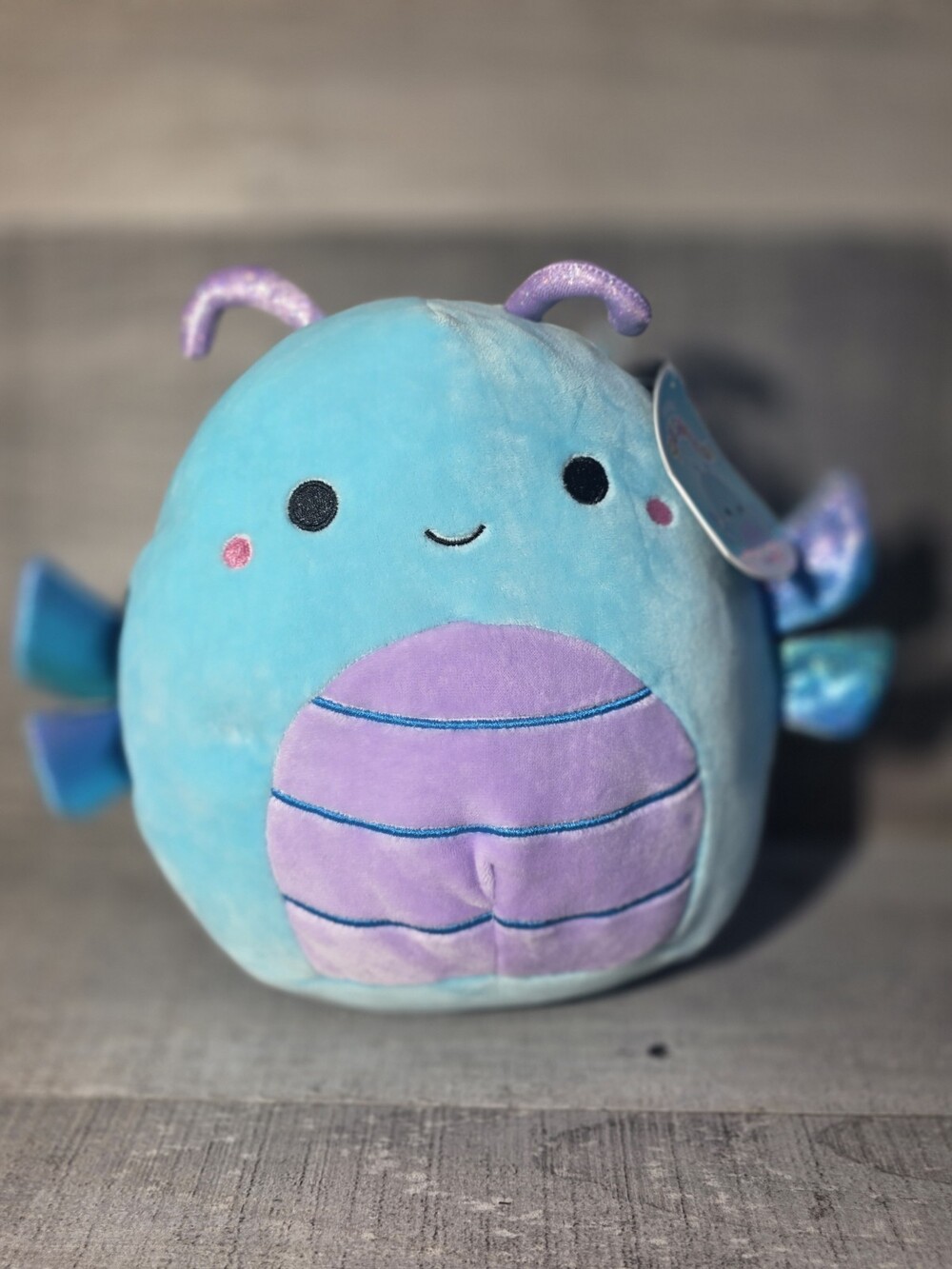 New Squishmallow Heather Blue Dragon Fly Bug Insect 8" Spring Summer Squad b118